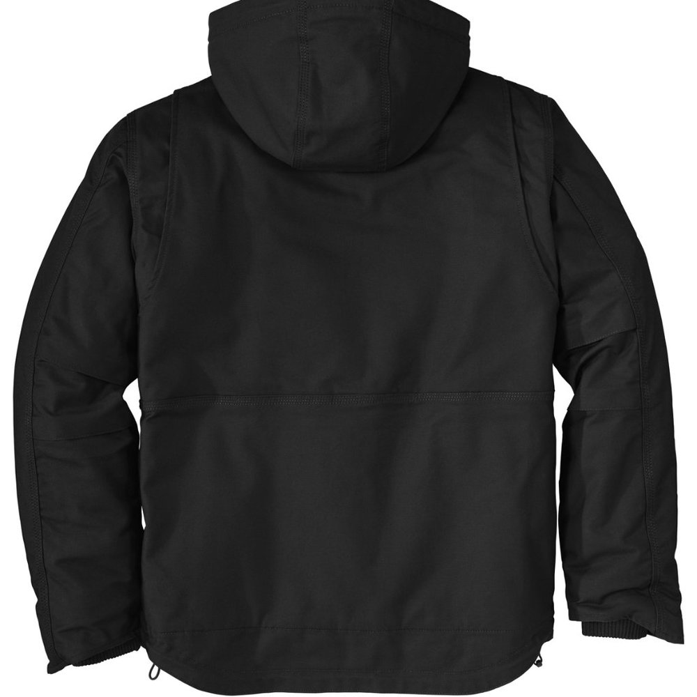 (NWT) Carhartt Mens Full Swing Cryder Zip Up Jacket Black - Picture 2 of 7